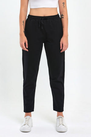 2'li Kadın Lacivert Klasik Cepli Eşofman Altı - MMETALIC