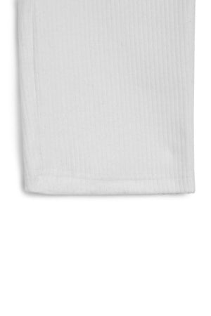 Ekru Geniş Paça Beli Lastikli Kışlık Çocuk Eşofman Altı - MMETALIC