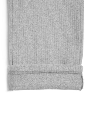 Gri Geniş Paça Beli Lastikli Kışlık Çocuk Eşofman Altı - MMETALIC