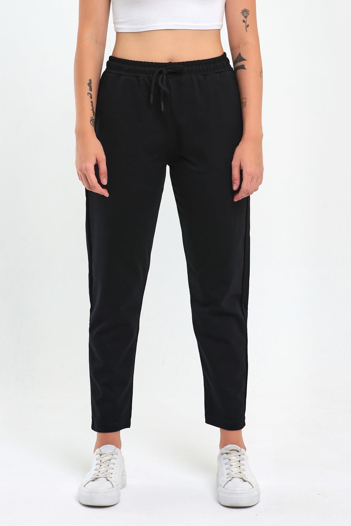 Kadın Klasik Cepli Eşofman Altı