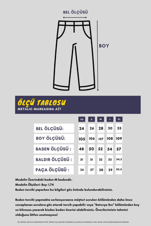 Kadın Mevsimlik Salaş Geniş Rahat Paça Yan Cepli Antrasit Eşofman Altı - MMETALIC