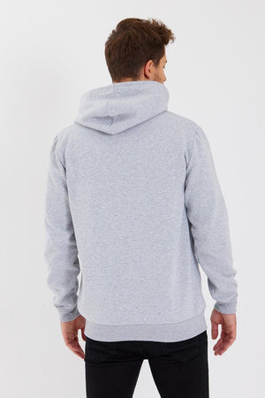 Kanguru Cepli Kapüşonlu İçi pamuklu Erkek Sweatshirt - MMETALIC