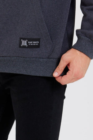Kanguru Cepli Kapüşonlu İçi pamuklu Erkek Sweatshirt - MMETALIC