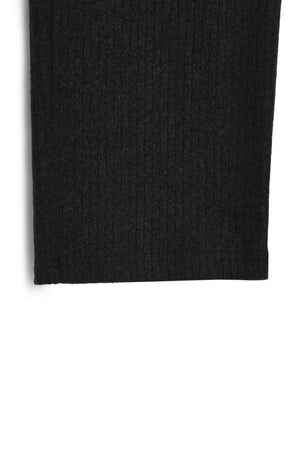 Siyah Geniş Paça Beli Lastikli Kışlık Çocuk Eşofman Altı - MMETALIC