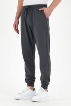 Antrasit Erkek Eşofman Altı Etiketli Arka ve Yan Cepli Regular Fit - MMETALIC