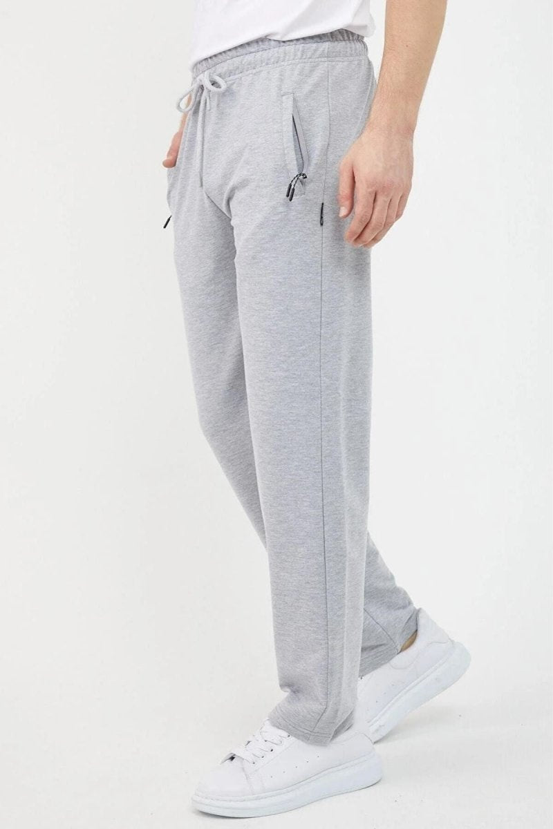 Çok Renkli Erkek Düz Paça Cep Fermuar Detaylı Rahat Kesim 4'lü Eşofman Altı Paketi - MMETALIC