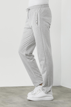 Çok Renkli Erkek Fermuar Cep Nakış Detaylı Düz Paça Rahat Kesim 4'lü Eşofman Altı Paketi - MMETALIC