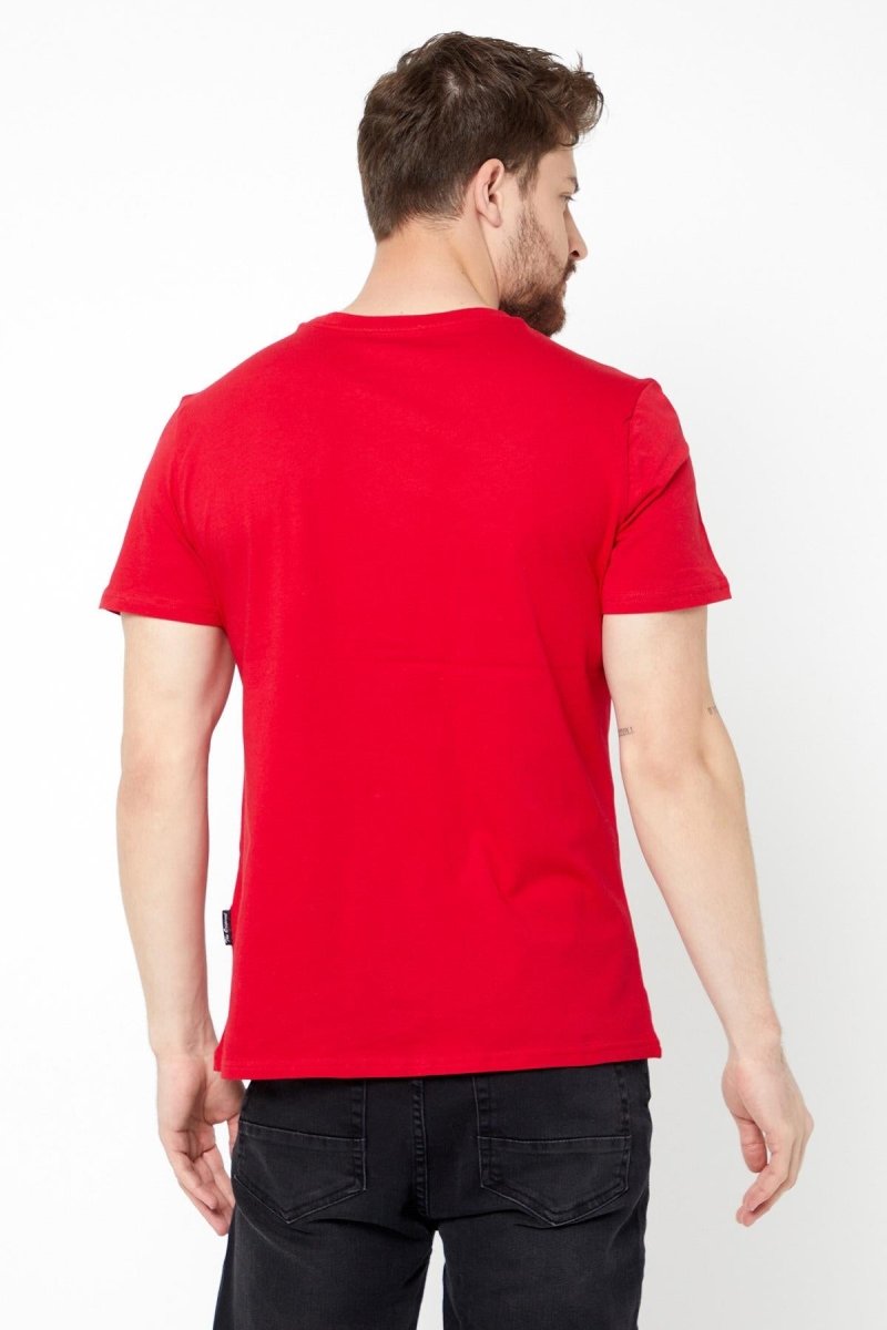 Erkek Çok Renkli T-Shirt Regular Fit Rahat Kesim Bisiklet Yaka Basic Tişört - MMETALIC