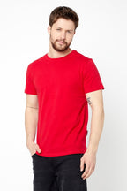 Erkek Çok Renkli T-Shirt Regular Fit Rahat Kesim Bisiklet Yaka Basic Tişört - MMETALIC