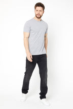 Erkek Çok Renkli T-Shirt Regular Fit Rahat Kesim Bisiklet Yaka Basic Tişört - MMETALIC