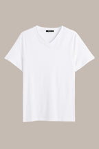 Erkek Çok Renkli T-Shirt Regular Fit Rahat Kesim V Yaka 3'lü Basic Tişört Paketi - MMETALIC