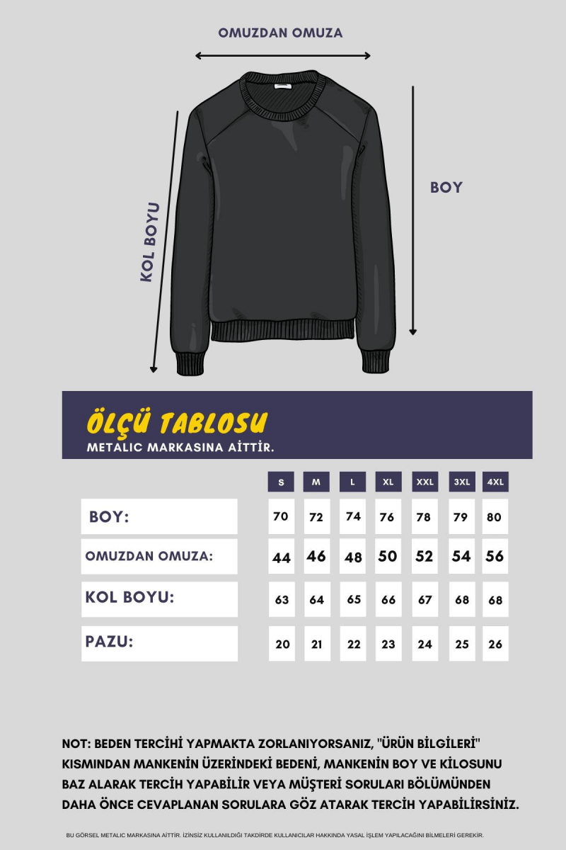 Erkek Gri Basic Bisiklet Yaka Sweatshirt - MMETALIC