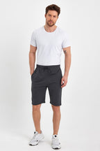 Erkek Regular Fit Yanları Cepli Rahat Kesim Şort - MMETALIC