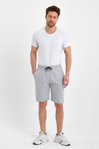 Erkek Regular Fit Yanları Cepli Rahat Kesim Şort - MMETALIC