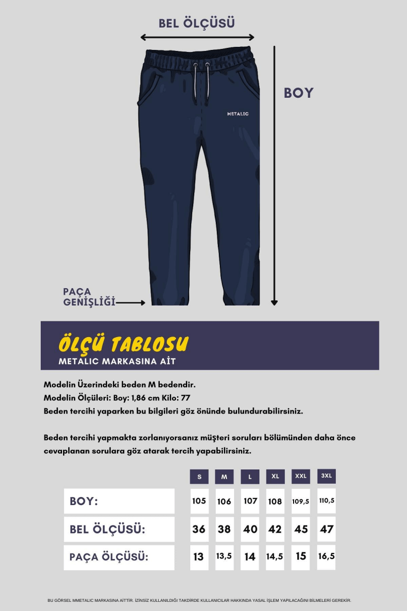 Erkek Siyah - Antrasit Standart Fit Normal Kesim Düz Paça Cep Fermuarlı Rahat Jogger 2'li Eşofman Altı - MMETALIC