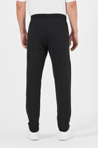 Erkek Siyah - Antrasit Standart Fit Normal Kesim Düz Paça Cep Fermuarlı Rahat Jogger 2'li Eşofman Altı - MMETALIC