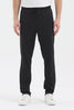 Erkek Siyah Fermuar Cepli Beli Lastikli Dalgıç Kumaş Düz Paça Rahat Pamuklu Jogger Eşofman Altı