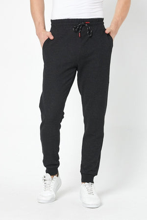 Erkek Siyah Slim Fit Mevsimlik Eşofman Altı MTLC8442 - MMETALIC