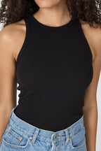 Fitilli Regular Fit Normal Kalıp Siyah - Beyaz - Gri - Lacivert Bisiklet Yaka Sıfır Kol Pamuklu 4'lü Kadın Atlet - MMETALIC