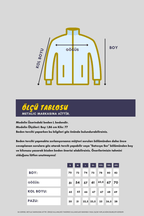 İçi Pamuklu Fermuarlı Dik Yan Cepli Erkek Antrasit Hırka - MMETALIC