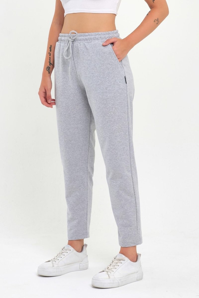 Kadın Klasik Cepli Eşofman Altı - MMETALIC