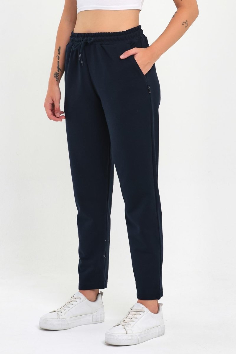 Kadın Klasik Cepli Eşofman Altı - MMETALIC