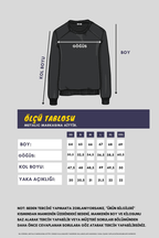 Kadın Siyah Renk Basic Bisiklet Yaka Sweatshirt - MMETALIC