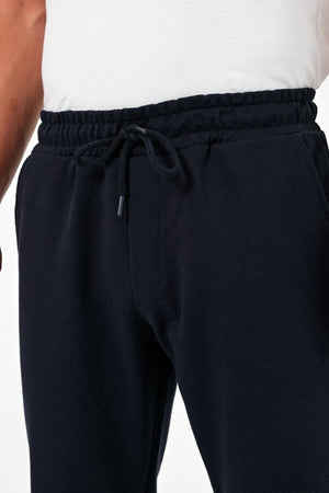 Kalın Siyah - Antrasit Erkek 2'li Eşofman Altı Jogger Arka Cepli Paça Lastikli Regular Fit Şardonsuz - MMETALIC
