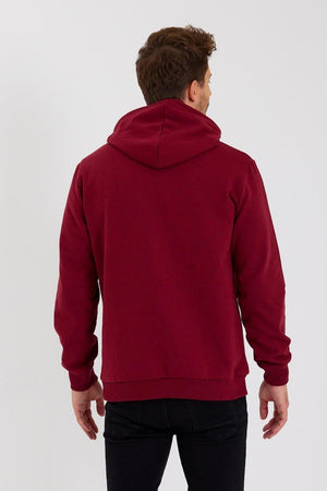 Kanguru Cepli Kapüşonlu İçi pamuklu Erkek Sweatshirt - MMETALIC