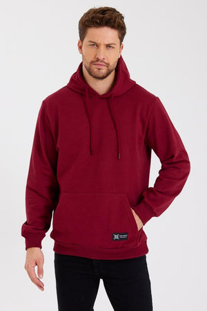 Kanguru Cepli Kapüşonlu İçi pamuklu Erkek Sweatshirt - MMETALIC