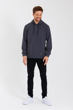 Kanguru Cepli Kapüşonlu İçi pamuklu Erkek Sweatshirt - MMETALIC
