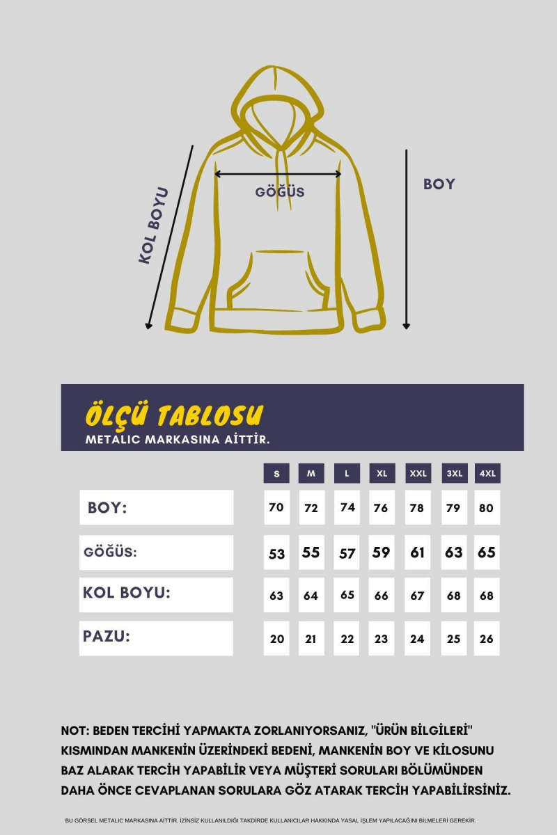 Metalic Bej Erkek Kapüşonlu Kanguru Cepli Sweatshirt - MMETALIC