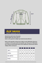 METALIC Siyah Kanguru Cepli Kapüşonlu Fermuarlı İçi Pamuklu Erkek Hırka - MMETALIC