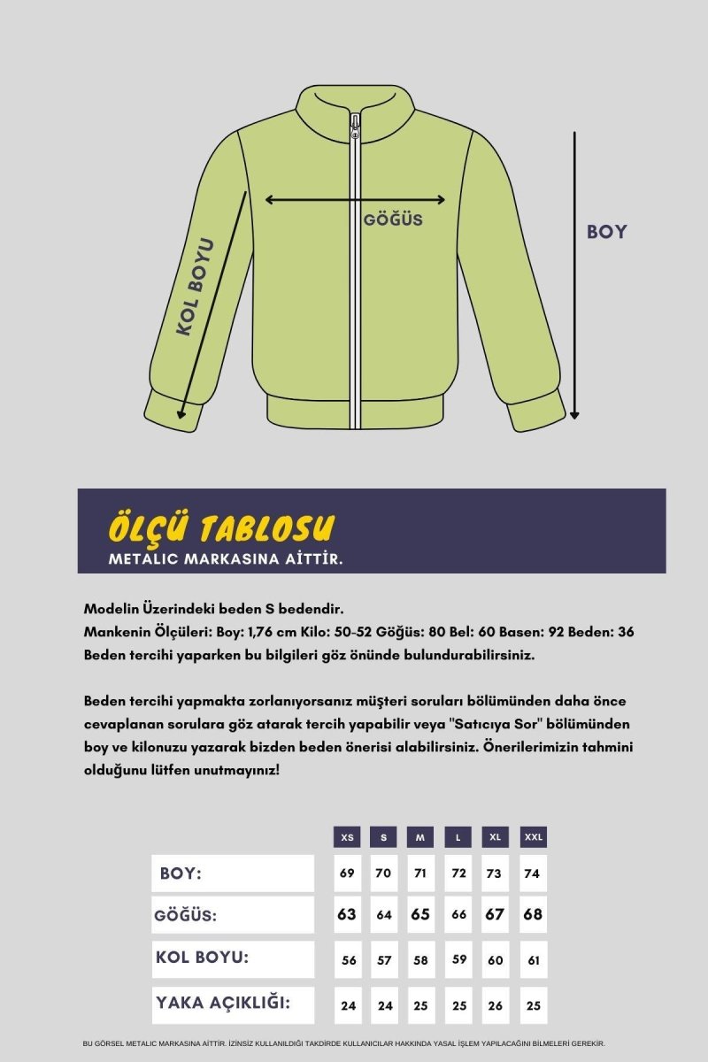 Siyah Kanguru Cepli Kapüşonlu Fermuarlı Oversize Kadın Sweatshirt MTLCB73 - MMETALIC