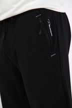 Sİyah - Lacivert - Antrasit Erkek Paçası Lastikli 3'lü Eşofman Altı - MMETALIC