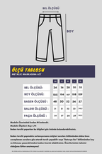 Siyah - Lacivert - Antrasit Kadın Mevsimlik Salaş Geniş Rahat Paça Yan Cepli 3'Lü Eşofman Altı - MMETALIC